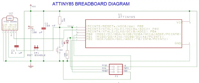 How to Use ATtiny85 with Arduio