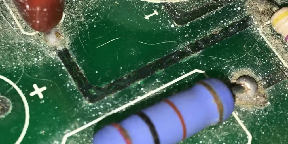 Corrosión de la placa de circuito