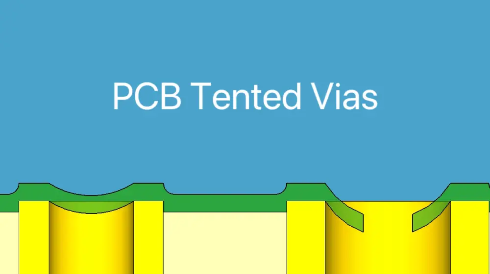 PCB Tented vias