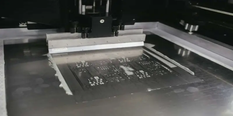 solder paste application