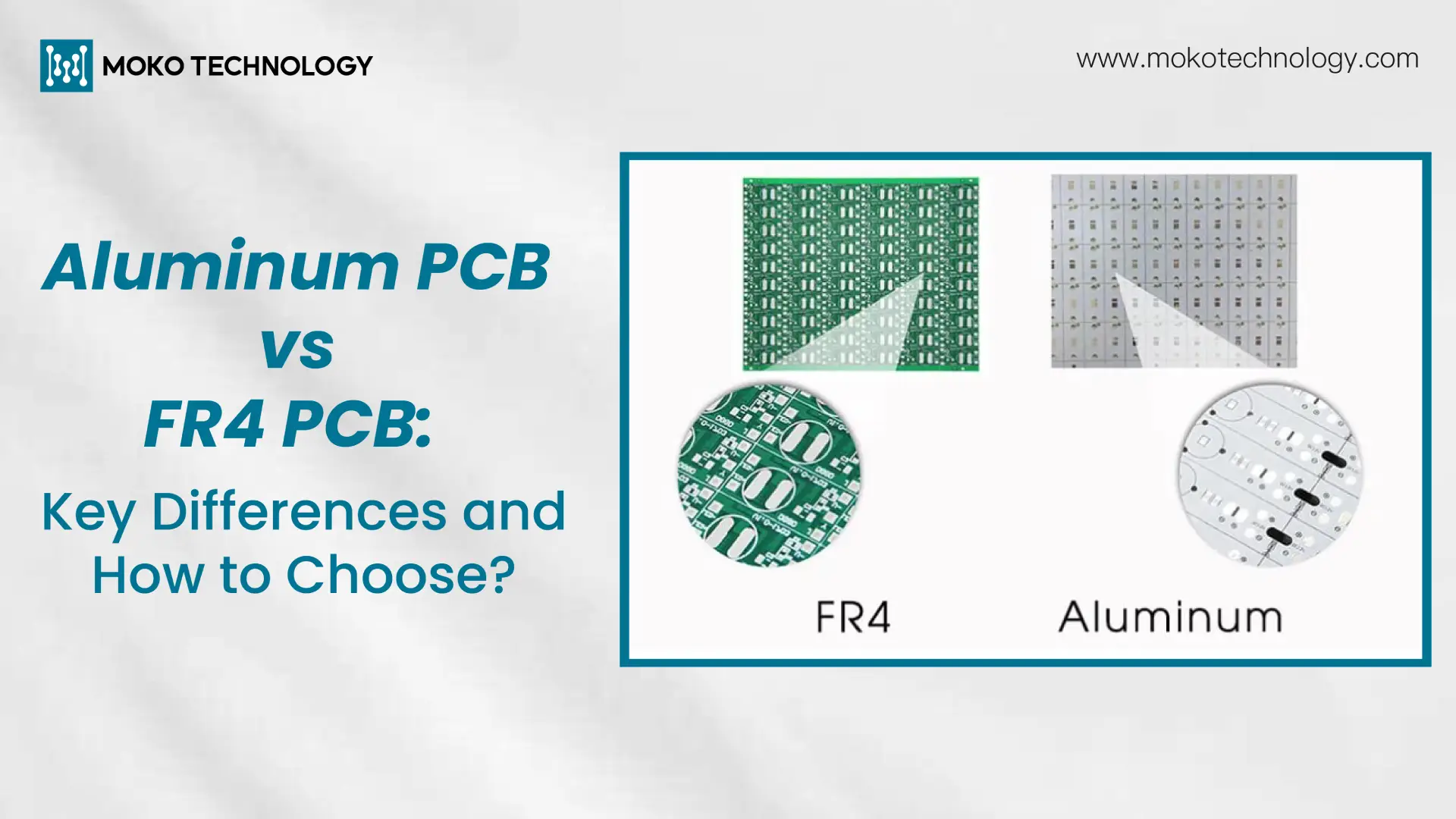 Aluminum PCB vs FR4 PCB blog banner